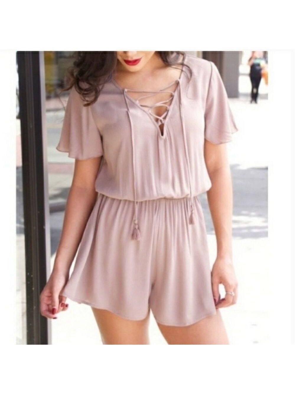 NWT Show Me Your MuMu Williamsburg Romper